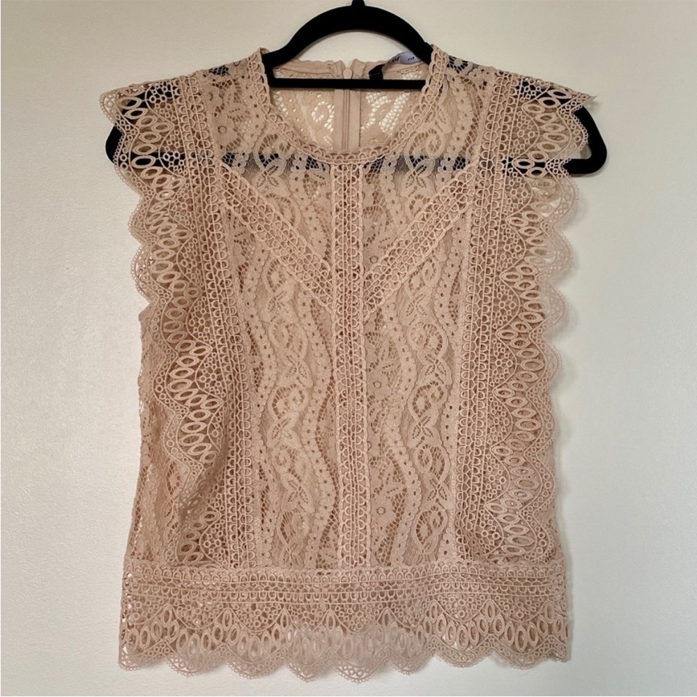 Zara pink lace top